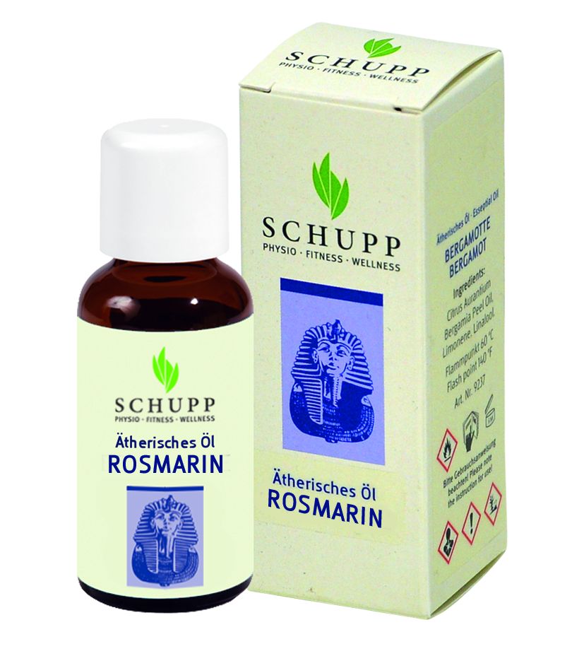 Schupp Ätherisches Öl Rosmarin 30 ml – Ätherisches Öl für Aromatherapie Schupp Ätherisches Öl Rosmarin 30 ml, intensiver Duft, geeignet für Diffuser & Mischung