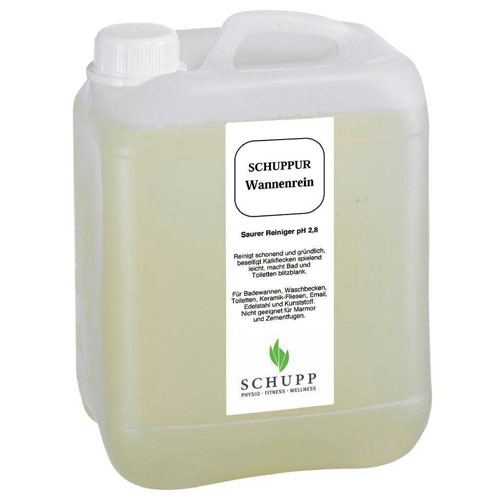 Schuppur Wannenrein, Reinigungs- und Desinfektionsprodukt für medizinische Einrichtungen