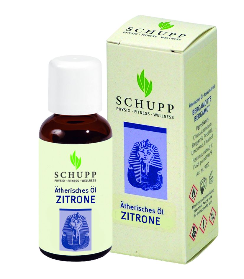 Schupp Ätherisches Öl Zitrone 30 ml, intensiver Duft, geeignet für Diffuser & Mischung