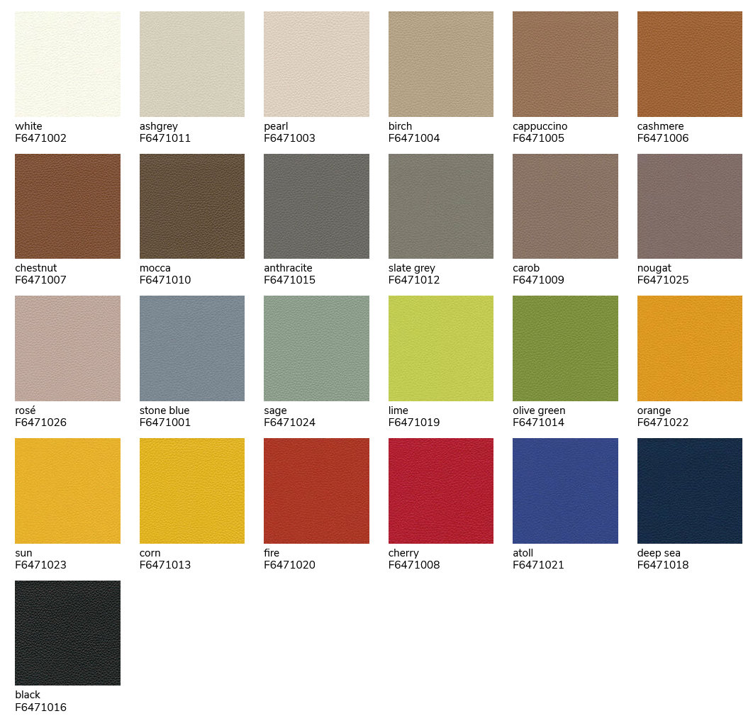 Farbkarte Skai Toronto