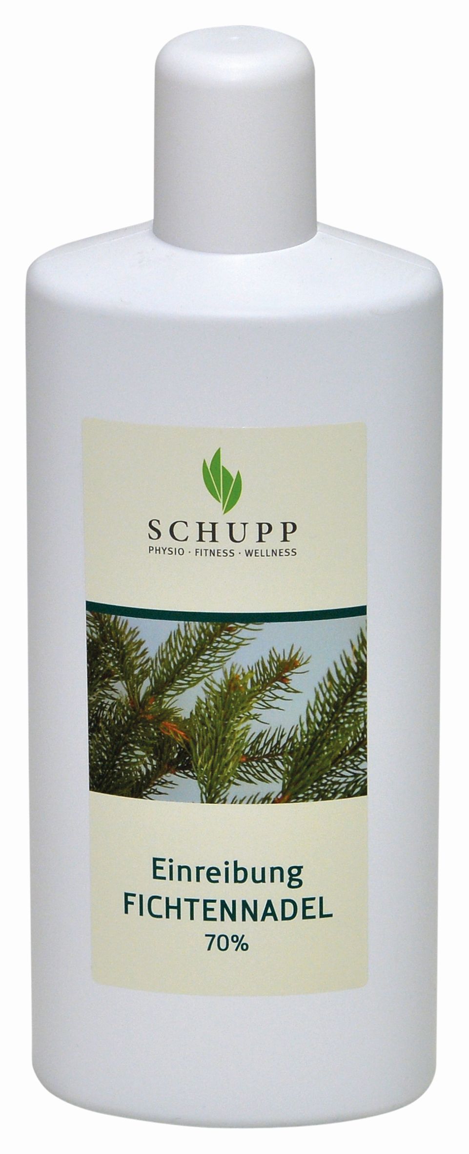 Schupp Einreibung Fichtennadel 70 %, Pflegeprodukt für Anwendungen in der Praxis