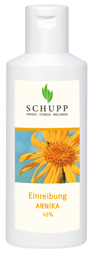 Schupp Einreibung Arnika 45%, durchblutungsfördernde Einreibung mit Arnikaextrakt