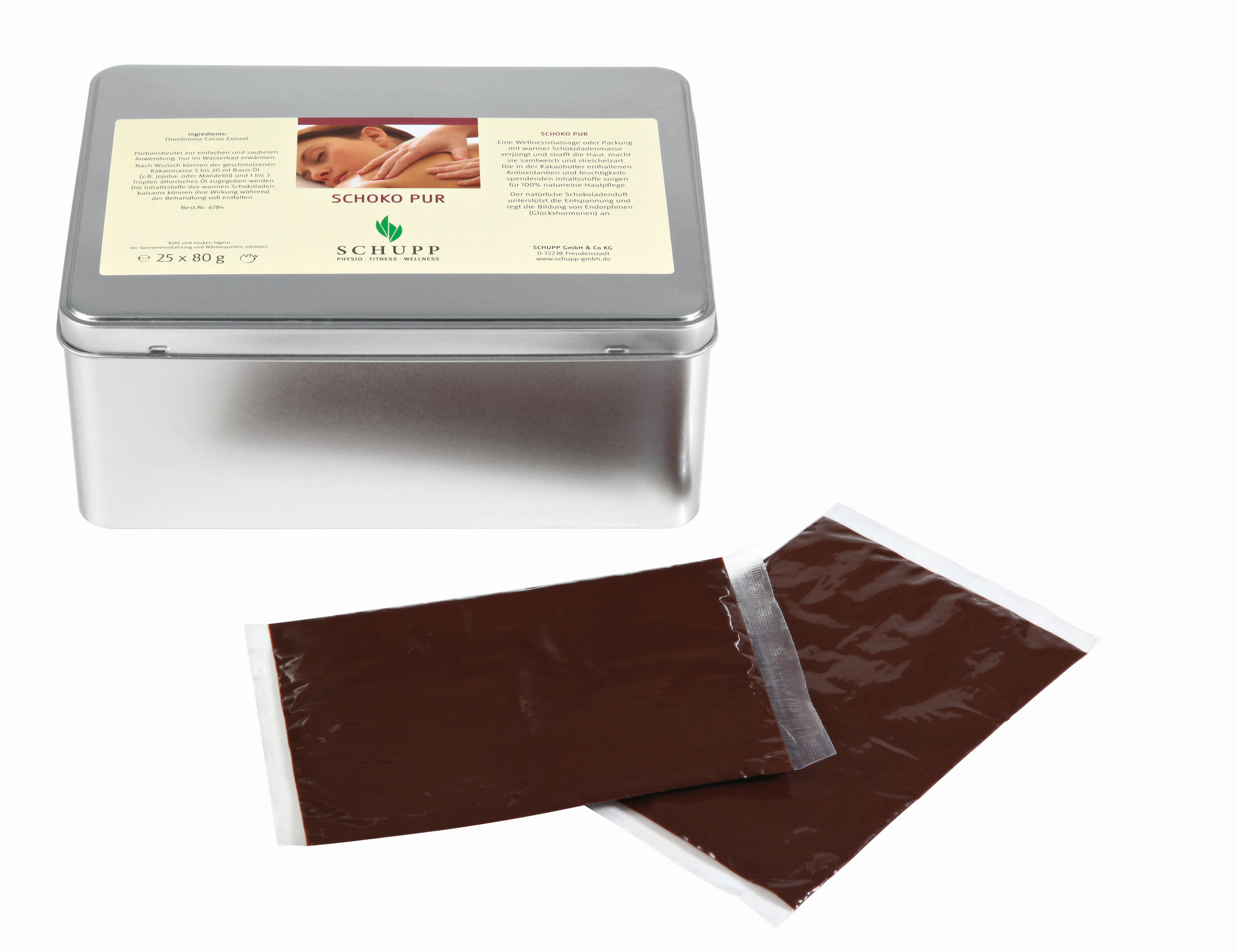 Schupp Schoko Pur 25 x 80 g Beutel
