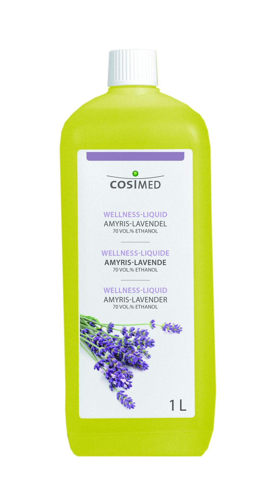 Cosimed Liquid Amyris-Lavendel, Pflegeprodukt für Anwendungen in der Praxis