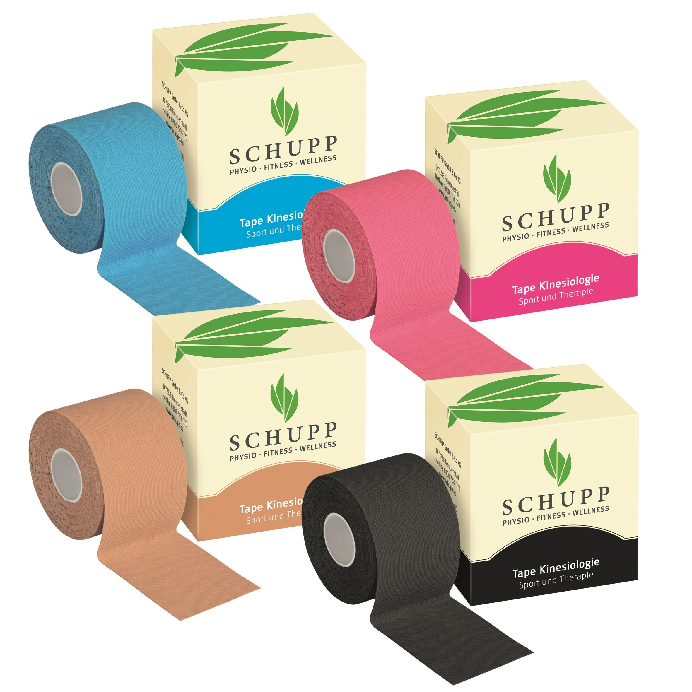 Schupp Kinesiotape - 5 m, hautfreundlich und praxisgeeignet