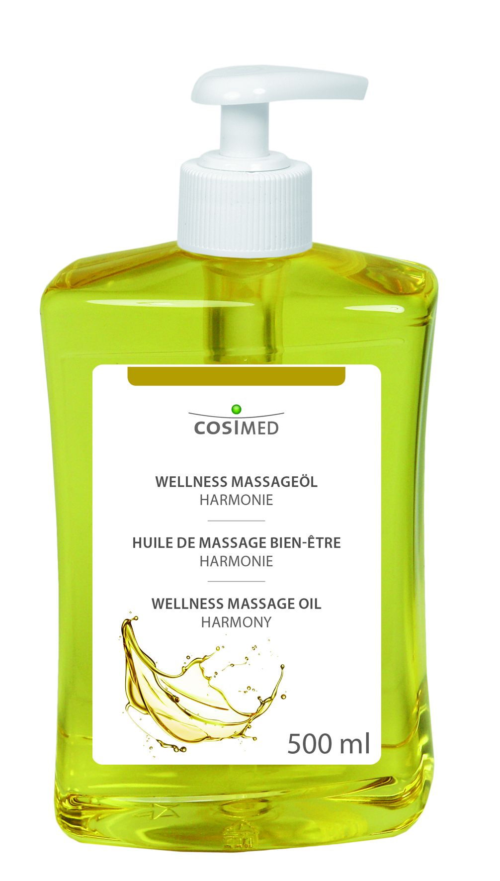 Cosimed Massageöl Harmonie 500 ml Flasche mit Spender