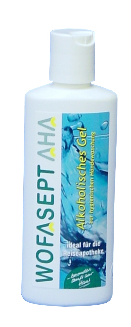Wofasept AHA-Gel Händedesinfektion, hautfreundliche Händedesinfektion für Praxen