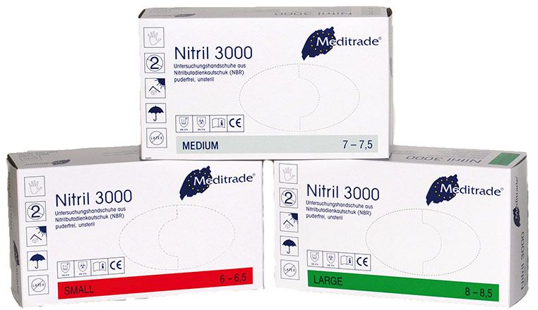 V706-V708 Einweg-Handschuhe Nitril - 100 Stück