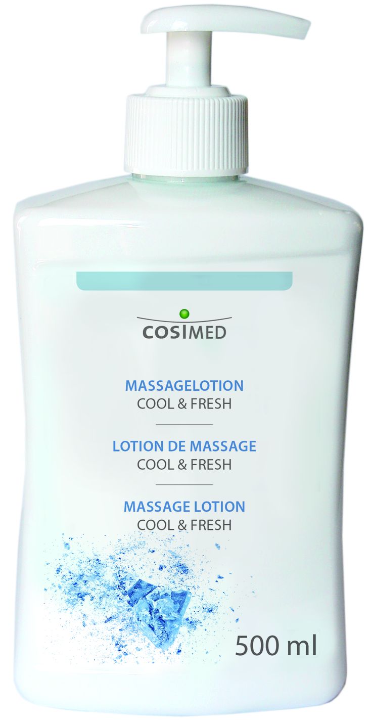 Cosimed Massagelotion Cool & Fresh in dem 500 ml Dispenser
