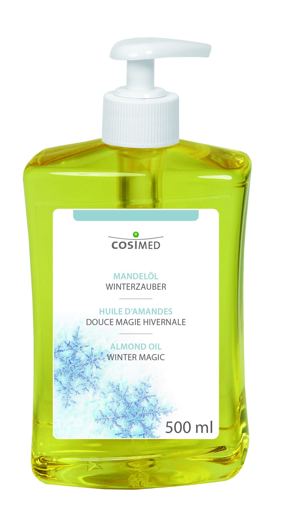 Cosimed Massageöl Mandel Winterzauber 500 ml Flasche mit Spender