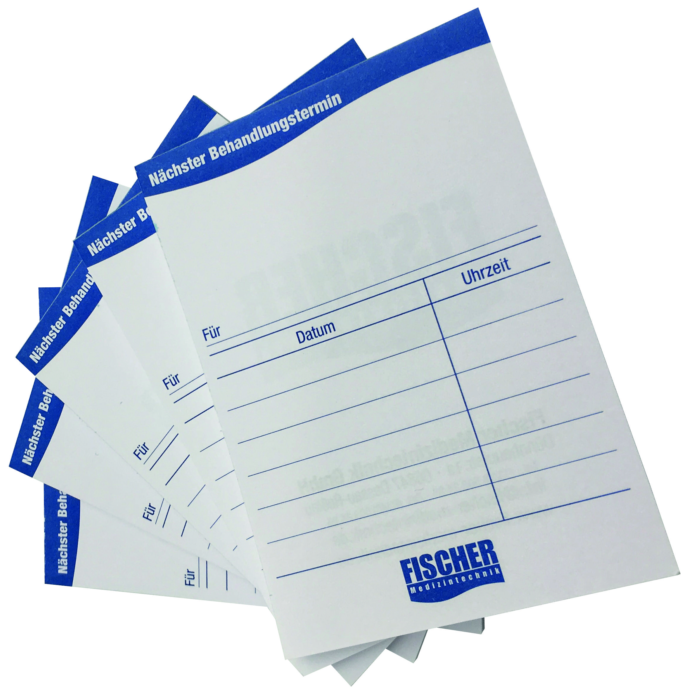 Patiententerminzettel - 5 Block a 50 Blatt, Formular für effiziente Praxisorganisation