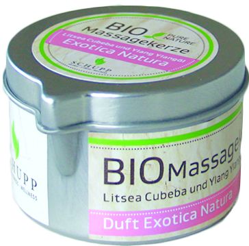 Schupp Massagekerze Exotica Natura 100 ml Dose