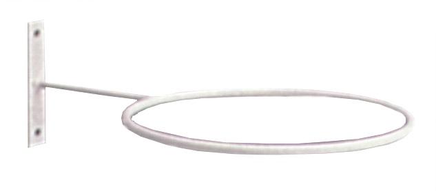 Ballhalter Wandhalter, aus Metall, weiß