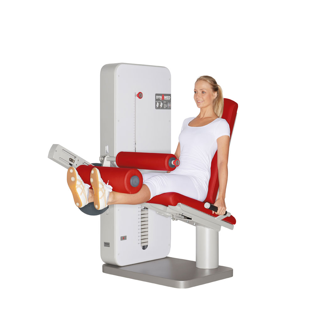Kniestrecker-beuger-07  Dynamed Kniestrecker/-beuger Kombigerät in Grau und cherry