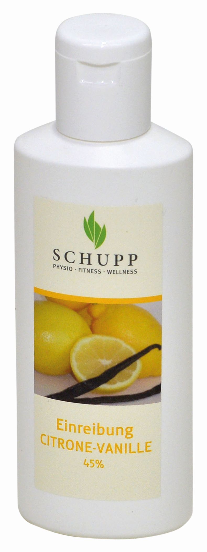 Schupp Einreibung Citrone-Vanille 45 %, Pflegeprodukt für Anwendungen in der Praxis
