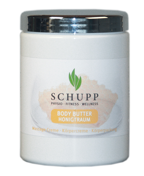 Schupp Massagebutter Honigtraum 500 ml Schupp Massagebutter Honigtraum 500 ml Dose