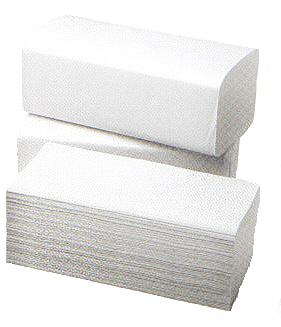 Falthandtücher - 2-lagig, 3000 Stück 23 x 19 cm, Reinigungs- und Desinfektionsprodukt für medizinische Einrichtungen