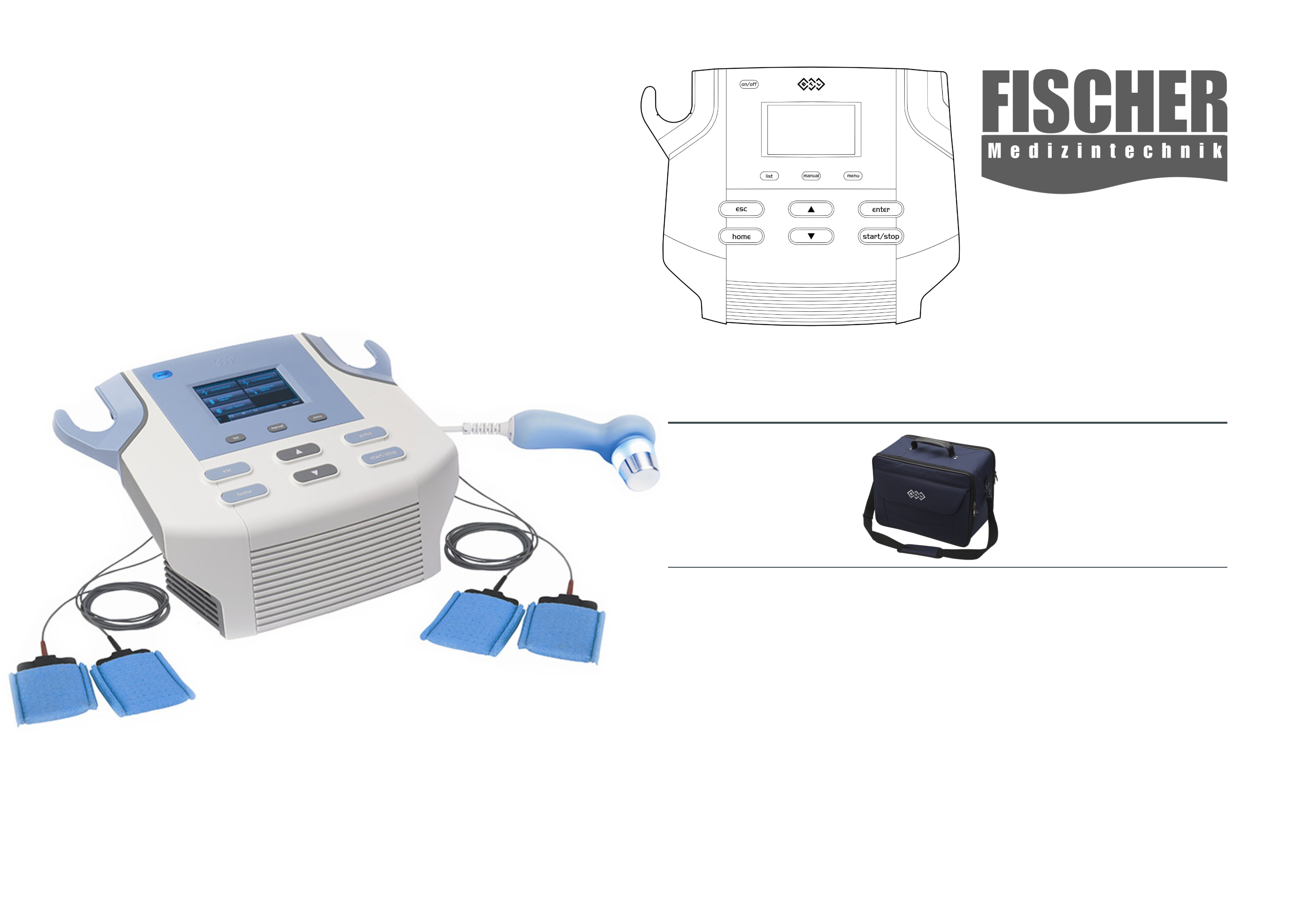 Kombinationsgerät  Elektrotherapie Ultraschall 4820 S Smart Kombinationsgerät  Elektrotherapie Ultraschall 4820 S Smart