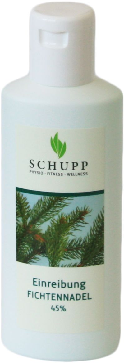 Schupp Einreibung Fichtennadel 45 %, Pflegeprodukt für Anwendungen in der Praxis