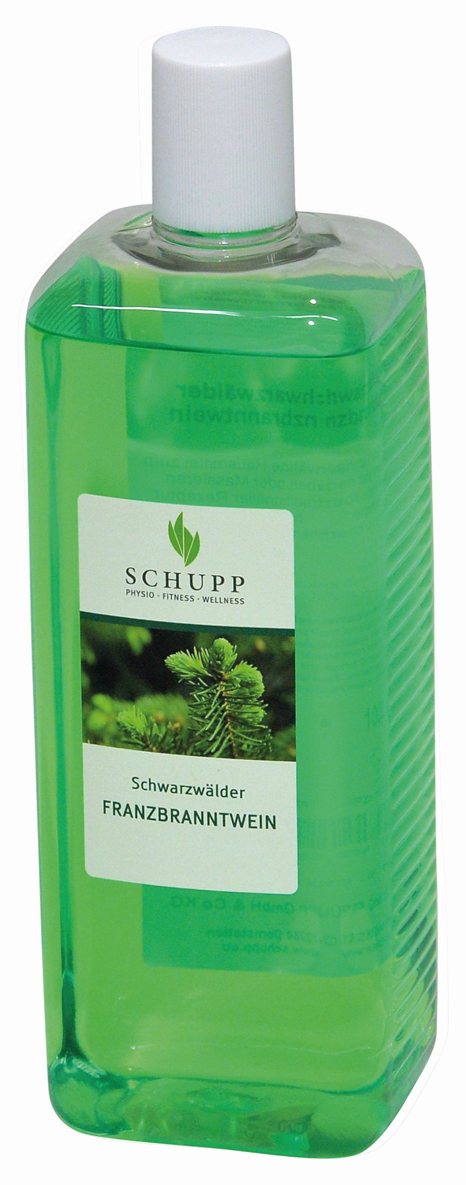 Schupp Schwarzwälder Franzbranntwein 72%, Pflegeprodukt für Anwendungen in der Praxis