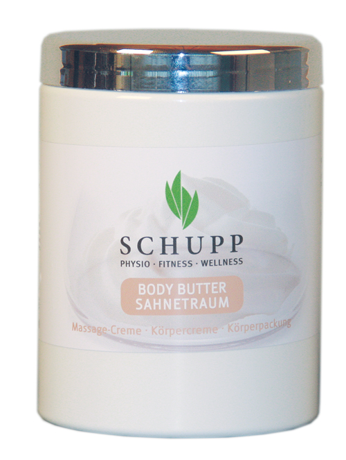 Schupp Massagebutter Sahnetraum 1000 ml Dose